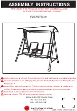 Preview for 1 page of Courtyard Creations RUS487W-WM Assembly Instructions Manual