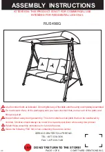 Preview for 1 page of Courtyard Creations RUS498G Assembly Instructions Manual