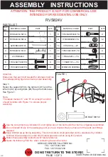 Courtyard Creations RVS824V Assembly Instructions Manual preview