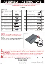 Preview for 4 page of Courtyard Creations SVS20P8 Assembly Instructions Manual