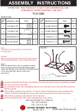 Courtyard Creations TCS18SK Assembly Instructions предпросмотр