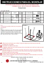 Preview for 3 page of Courtyard Creations TCS21CW Assembly Instructions