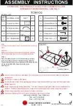 Preview for 1 page of Courtyard Creations TCS41CG Assembly Instructions