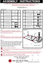 Courtyard Creations TCS41CK-WM Assembly Instructions preview