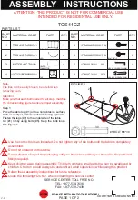 Preview for 1 page of Courtyard Creations TCS41CZ Assembly Instructions