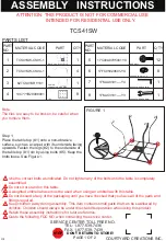 Предварительный просмотр 1 страницы Courtyard Creations TCS41SW Assembly Instructions