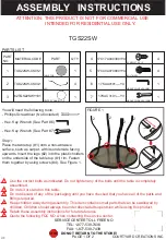 Courtyard Creations TGS22SW Assembly Instructions preview