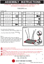 Courtyard Creations TGS23FG-WM Assembly Instructions preview