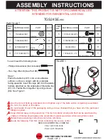 Courtyard Creations TGS24SE-WM Assembly Instructions preview