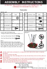 Preview for 1 page of Courtyard Creations TGS24SV Assembly Instructions