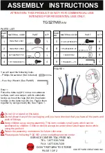 Courtyard Creations TGS27NW-WM Assembly Instructions предпросмотр