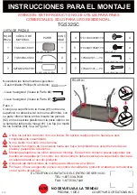 Предварительный просмотр 3 страницы Courtyard Creations TGS32SC Assembly Instructions