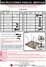 Предварительный просмотр 3 страницы Courtyard Creations TGS34HW Assembly Instructions