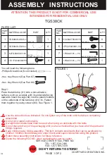 Courtyard Creations TGS38CK Assembly Instructions preview