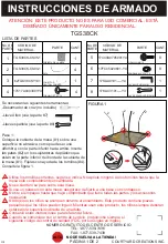 Предварительный просмотр 3 страницы Courtyard Creations TGS38CK Assembly Instructions