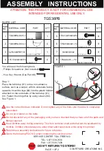 Preview for 1 page of Courtyard Creations TGS38PB Assembly Instructions