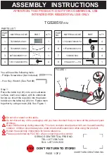 Courtyard Creations TGS38SW-WM Assembly Instructions preview