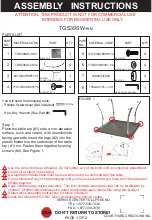 Courtyard Creations TGS39SW-WM Assembly Instructions preview