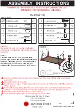 Предварительный просмотр 1 страницы Courtyard Creations TGS40LP-WM Assembly Instructions