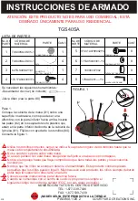 Предварительный просмотр 3 страницы Courtyard Creations TGS40SA Assembly Instructions