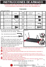 Предварительный просмотр 3 страницы Courtyard Creations TGS40SV Assembly Instructions