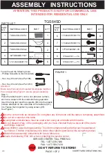 Preview for 1 page of Courtyard Creations TGS64SD Assembly Instructions