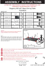 Preview for 1 page of Courtyard Creations TGS66DS Assembly Instructions