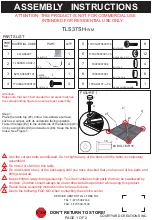 Courtyard Creations TLS37SH-WM Assembly Instructions preview