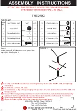 Preview for 1 page of Courtyard Creations TMS24BG Assembly Instructions