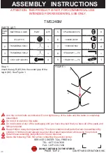 Preview for 1 page of Courtyard Creations TMS24BM Assembly Instructions