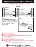 Предварительный просмотр 3 страницы Courtyard Creations TMS28JT Assembly Instructions