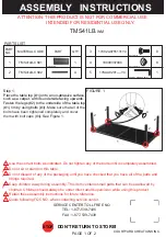 Предварительный просмотр 1 страницы Courtyard Creations TMS41LB-WM Assembly Instructions