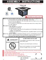 Courtyard Creations TRS42GE Assembly Instructions Manual preview