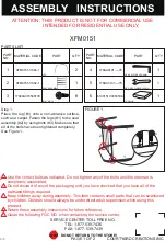 Courtyard Creations XFM0151 Assembly Instructions предпросмотр