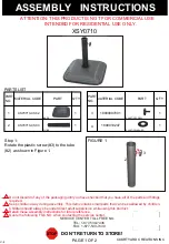 Courtyard Creations XSY0710 Assembly Instructions предпросмотр