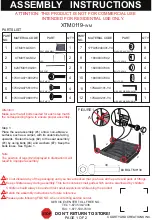 Preview for 1 page of Courtyard Creations XTM0119-WM Assembly Instructions