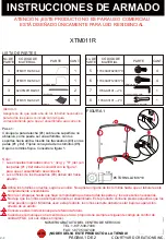 Предварительный просмотр 3 страницы Courtyard Creations XTM011R Assembly Instructions