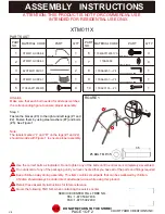 Courtyard Creations XTM011X Assembly Instructions preview