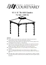 Предварительный просмотр 1 страницы Courtyard 187019 Quick Start Manual