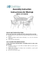 Предварительный просмотр 1 страницы Courtyard IP-20S049B Assembly Instruction