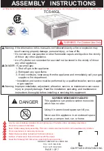 Preview for 1 page of Courtyard TCS46GL Assembly Instructions Manual