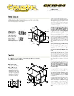 Preview for 4 page of Coustic CX-1004 Owner'S Manual