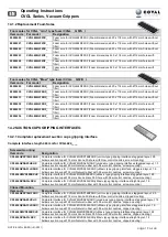 Preview for 19 page of coval CVGL Series Operating Instructions Manual