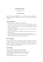 Covalue CU500-2 Instruction Manual предпросмотр