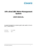 Covaris AFA ultraCUBE User Manual предпросмотр