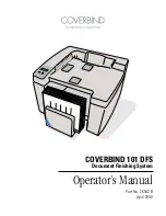 COVERBIND 101 DFS Operator'S Manual preview