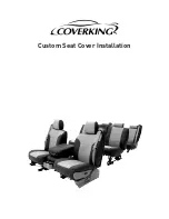 COVERKING Custom Seat Cover Installation Manual предпросмотр