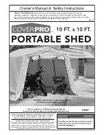 COVERPRO 63297 Owner'S Manual & Safety Instructions preview
