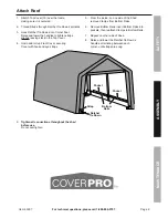 Preview for 9 page of COVERPRO 63297 Owner'S Manual & Safety Instructions