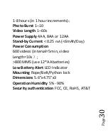 Preview for 30 page of Covert Scouting Cameras AT&T Code Black LTE Instruction Manual